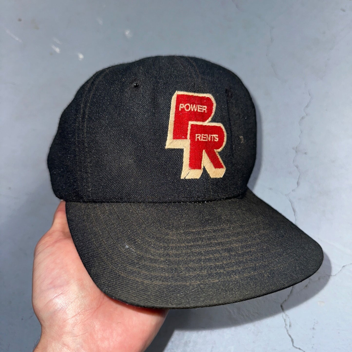 Power Rents Oregon VTG Hat Cap Snapback Trucker Construction Power Tools 90s