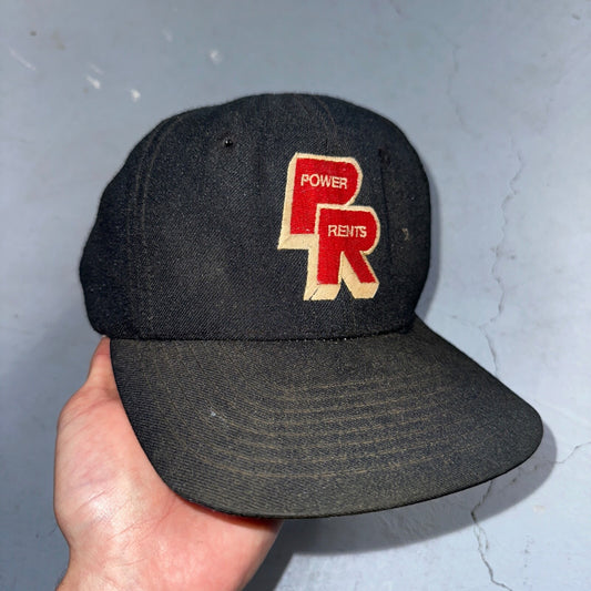 Power Rents Oregon VTG Hat Cap Snapback Trucker Construction Power Tools 90s