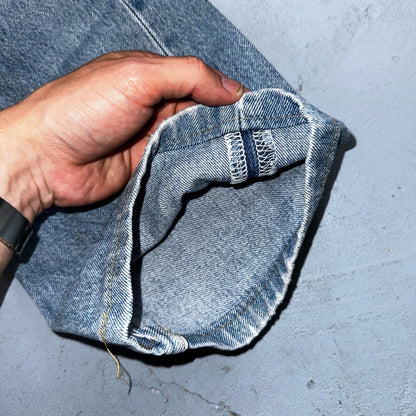 Levis 501 Vintage 90s Mex XX Straight Leg Jeans Blue Light Wash 36x30 Act 35x25