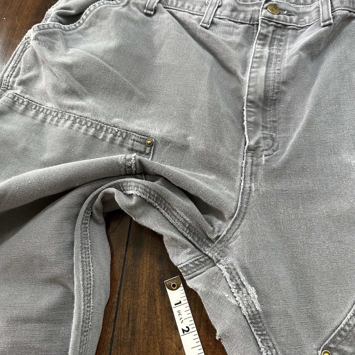 Carhartt B136 GVL Double Knee Carpenter Pants Size 44x34 (Fits 40x30) Dungaree