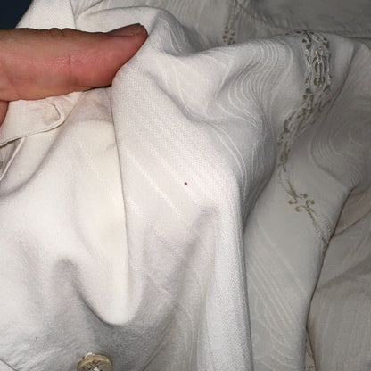 Tommy Bahama Mens Camp Hawaiian Shirt 2XL Silk White Aloha Floral Summer