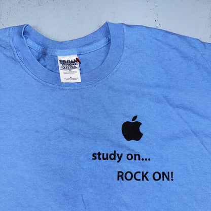 Apple Rare iTunes Promo VTG T Shirt Y2K Nano Study Rock On Dance Commercial 2000