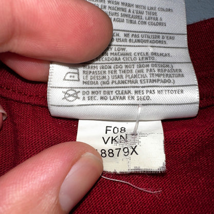 Nike Boomer Sooner VTG T Shirt Oklahoma Center Swoosh Y2K NCCA Football Rare