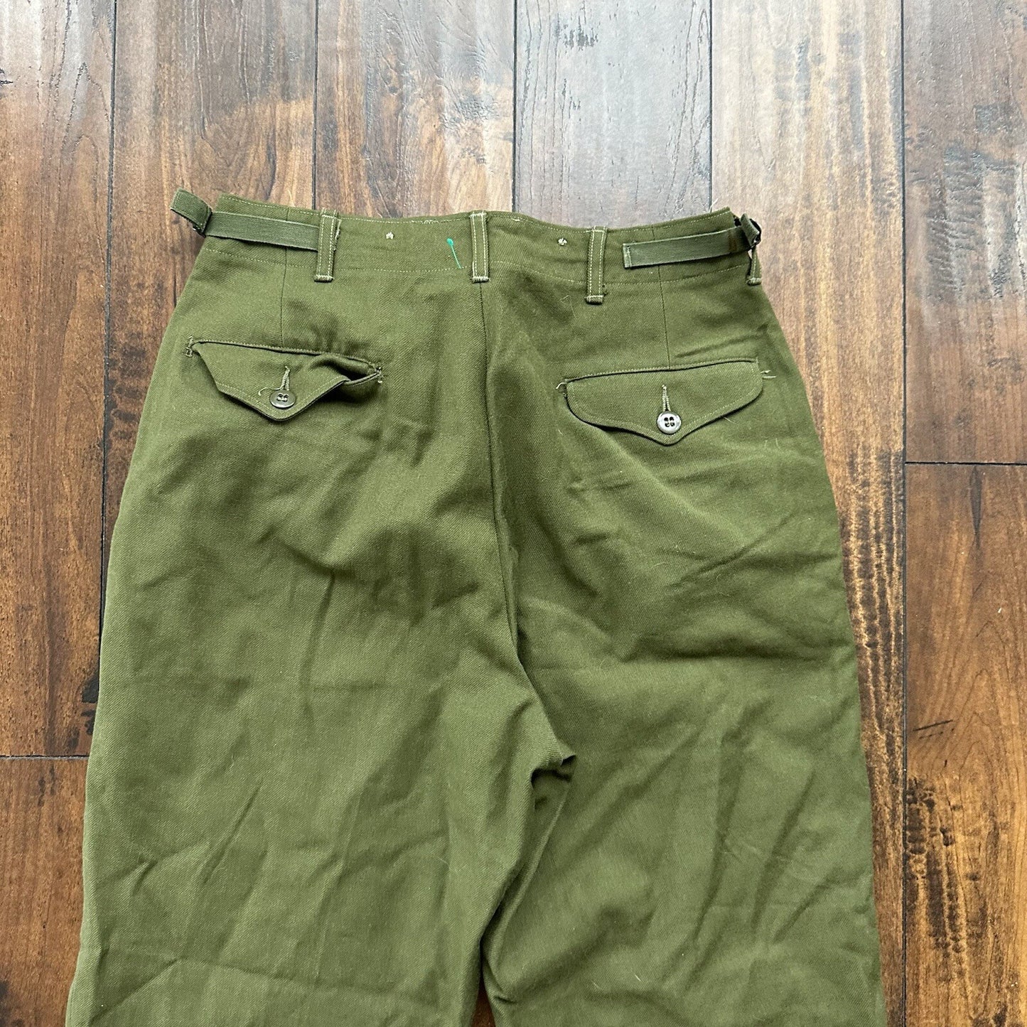 Original 1951 Dated Wool OG-108 Trousers 31x29 Military Pants Not HBT WWII WW2