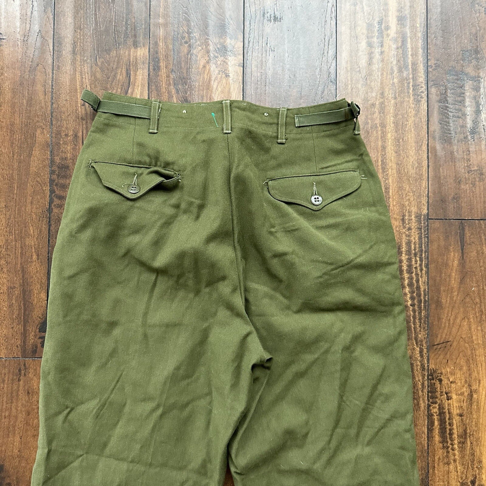 Original 1951 Dated Wool OG-108 Trousers 31x29 Military Pants Not HBT WWII WW2