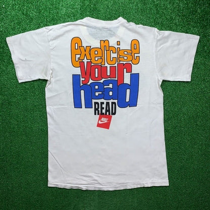 Ghost Writer Promo Vintage Nike T Shirt USA Rare Movie Rap TV Show 90s OG Memory