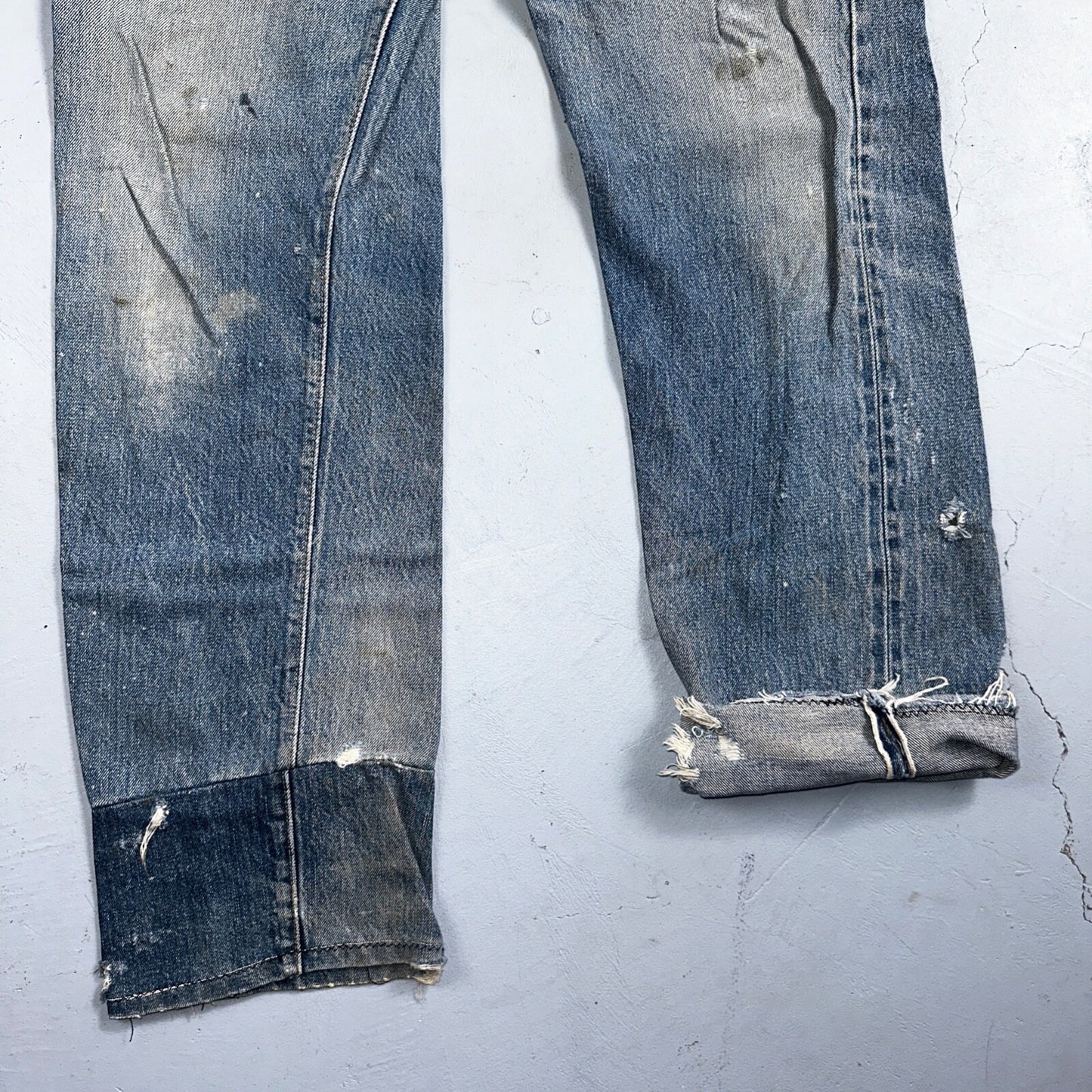 Levis 501 Vintage 80s Redline Selvedge USA XX Jeans Light Wash 34x36 Act 31x33