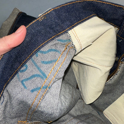Levis 501 VTG 70s SS Deadstock Redline Selvedge Jeans XX 1966 29x36 Rare Dark DS