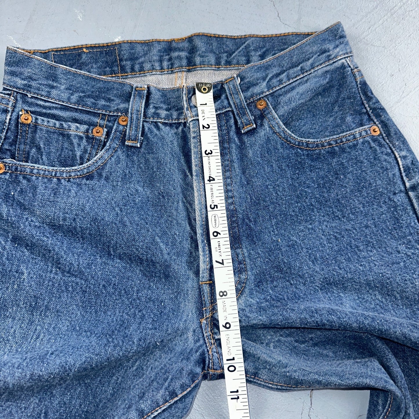 Levis 501 Vintage 80s Redline Selvedge USA XX Jeans Med Wash 29x29 Act 26x25