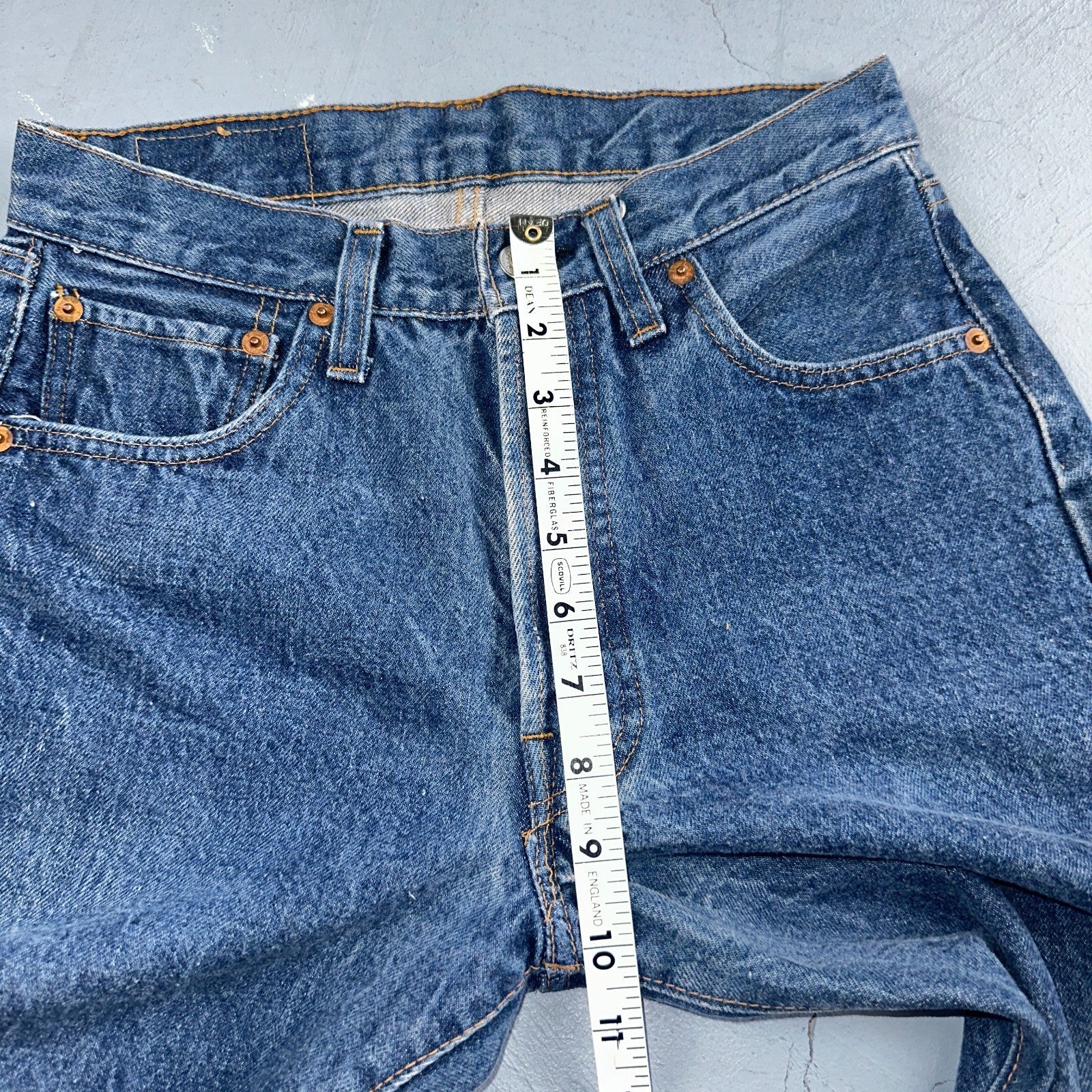 Levis 501 Vintage 80s Redline Selvedge USA XX Jeans Med Wash 29x29 Act 26x25