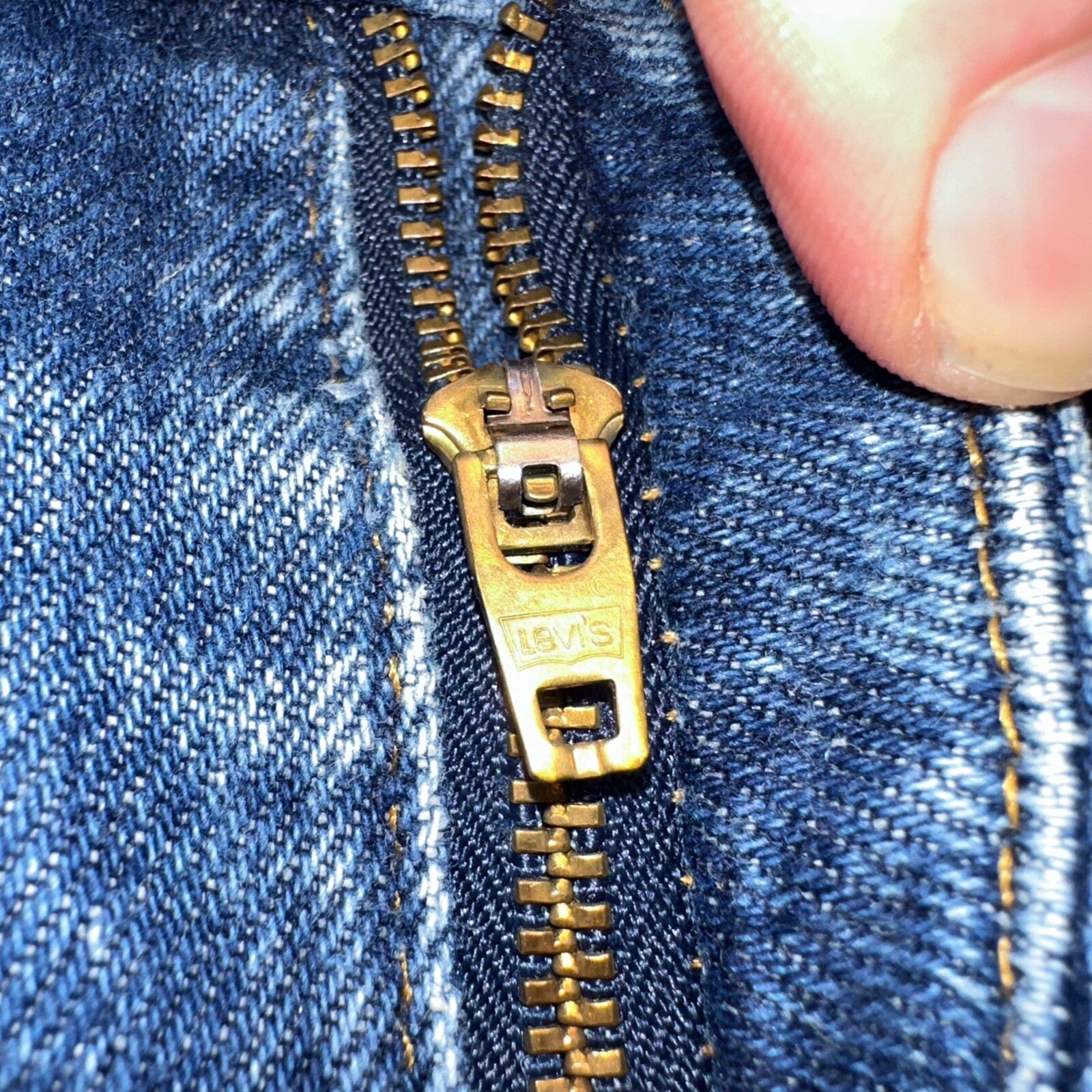 Levis 517 Vintage 80s USA Orange Tab Bootcut Flare Blue Worn Jeans Act 34x29