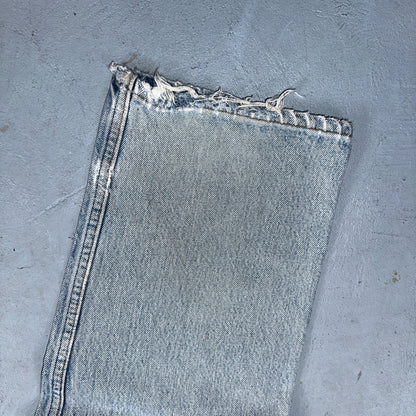 Levis 501 Vintage 90s USA XX Straight Leg Jeans Blue Light Wash 34x34 Act 31x33