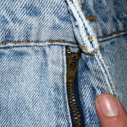 Levis 550 Vintage 90s USA Orange Tab Relaxed Blue Ligh Wash Jeans 36x32 Ac 33x30