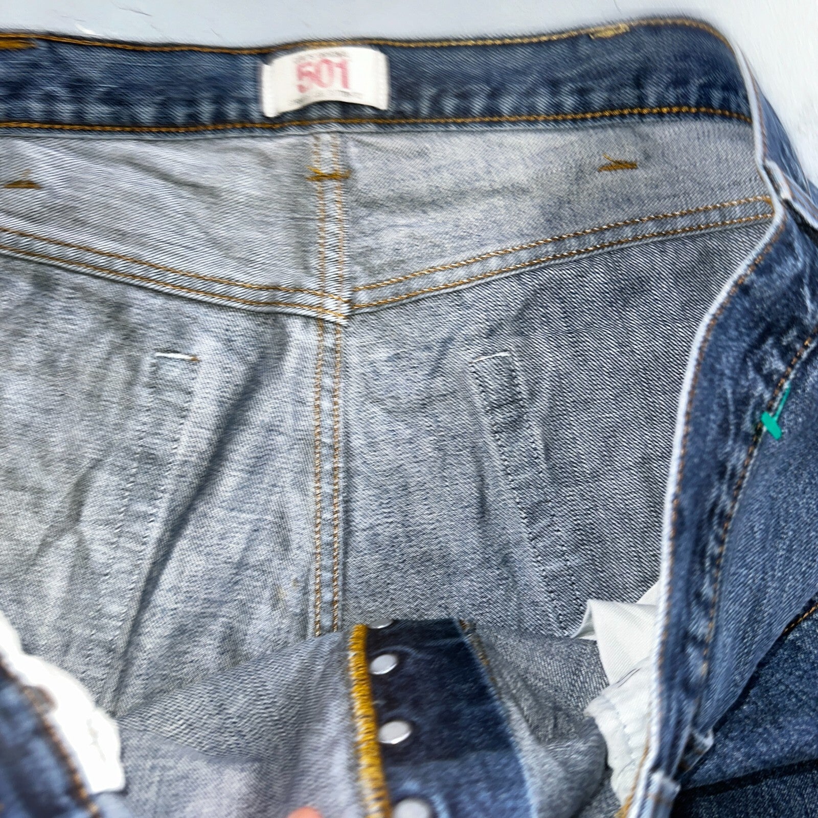 Levis 501 Vintage Y2K XX Straight Leg Jeans Blue Med Wash 40x32 Act 40x31