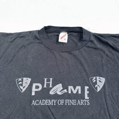 Phame Academy of Fine Arts VTG T Shirt Phantom Opera 90s Jerzees XL Black Music