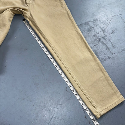 Levis 512 Vintage 90s USA Women Jeans Cream Slim Tapered Leg 7 M 501 Act 25x26