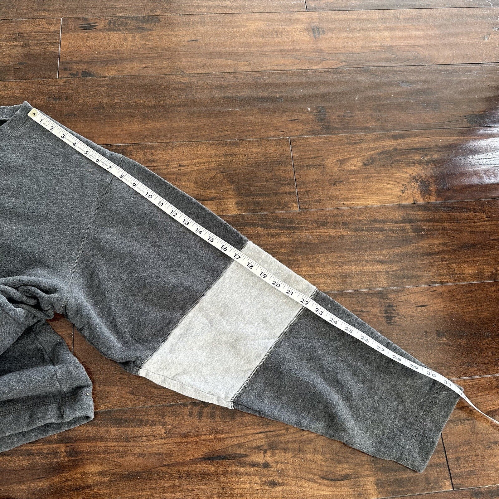 Eddie Bauer Mens Size 2XL Gray Cotton Tight Knit V-Neck Pullover Sweater Jumper