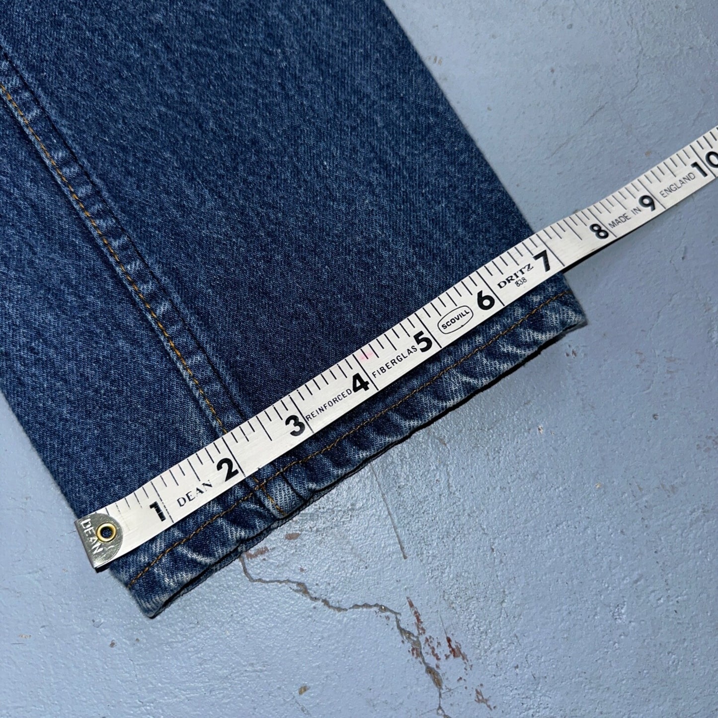 Levis 501 Vintage 80s USA XX Straight Leg Jeans Blue 26501 Med Wash Act 25x27