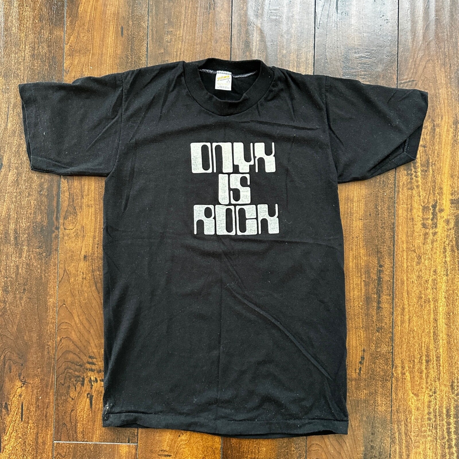 ONYX is Rock 1970s Vintage T Shirt Heavy Metal Music Funny Humor 70s Stones