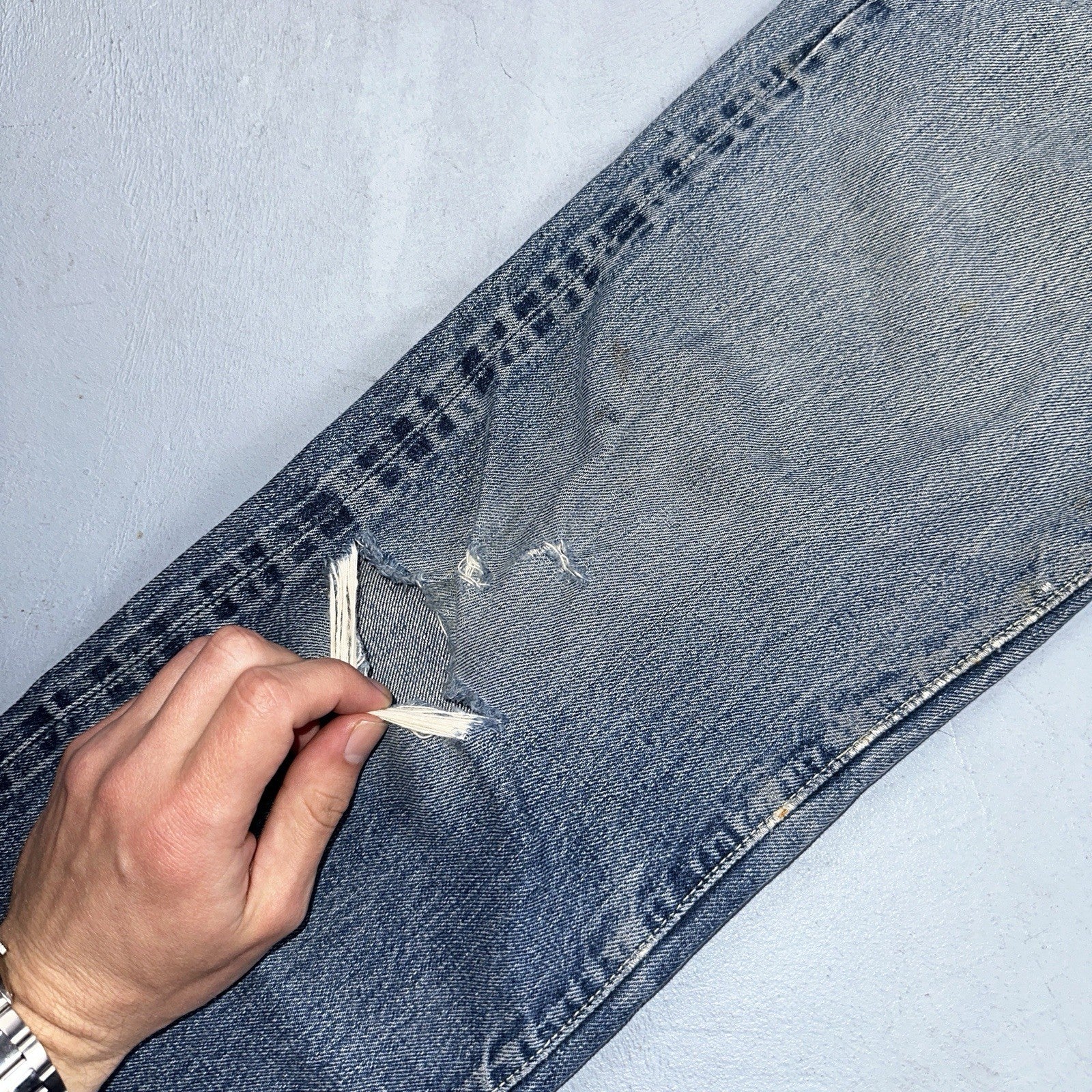 Levis 501 Big E Vintage 60s Redline Selvedge USA XX 1960s Jeans 30x32 Ac 28x28