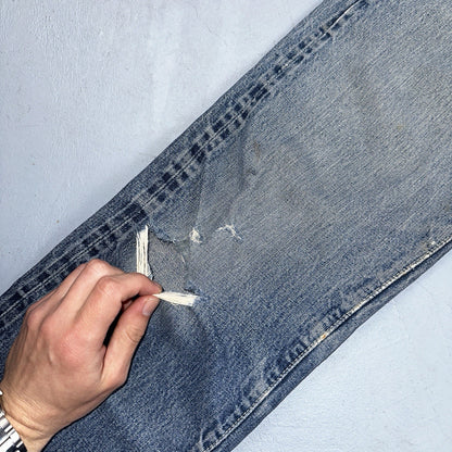 Levis 501 Big E Vintage 60s Redline Selvedge USA XX 1960s Jeans 30x32 Ac 28x28