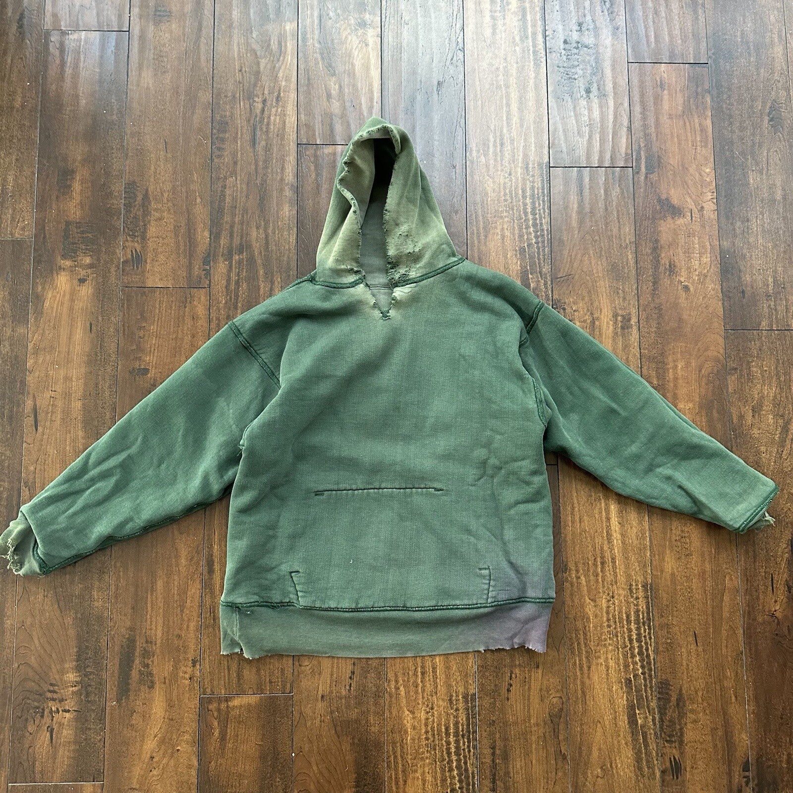 Champion 1970s Double Face RW Blank 70s Sweatshirt VTG Hoodie Afterhood Thrashed