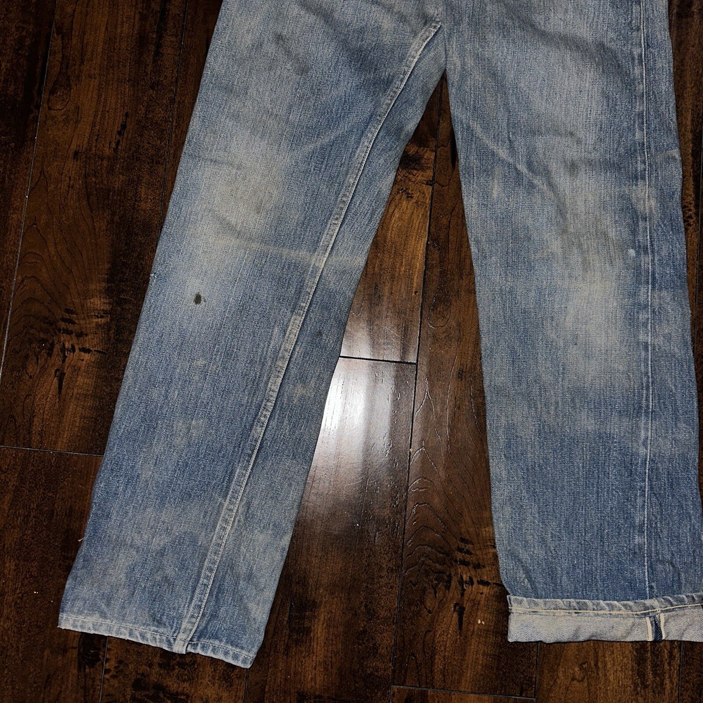 Bally True VTG 40s 50s Redline Selvedge Denim Jeans 1950s Levi’s Big E 27x30