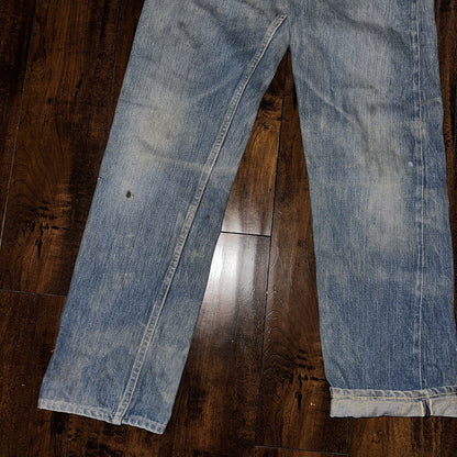 Bally True VTG 40s 50s Redline Selvedge Denim Jeans 1950s Levi’s Big E 27x30