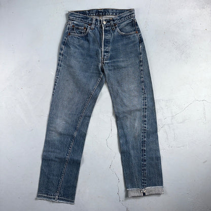 Levis 501 VTG 70s SS Redline Selvedge Jeans XX Med Wash 29x33 Act 26x29