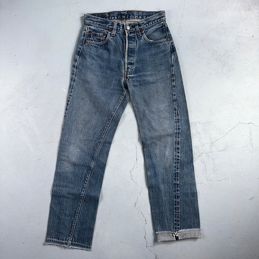 Levis 501 VTG 70s SS Redline Selvedge Jeans XX Med Wash 29x33 Act 26x29