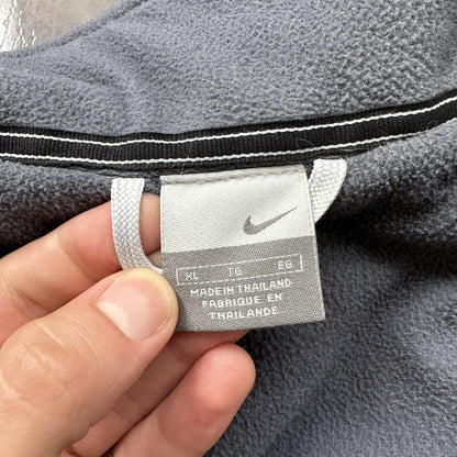 Nike Jacket Adult XL Black Nylon Softshell Fleece Coat 3M Warm Vintage Y2K 90s