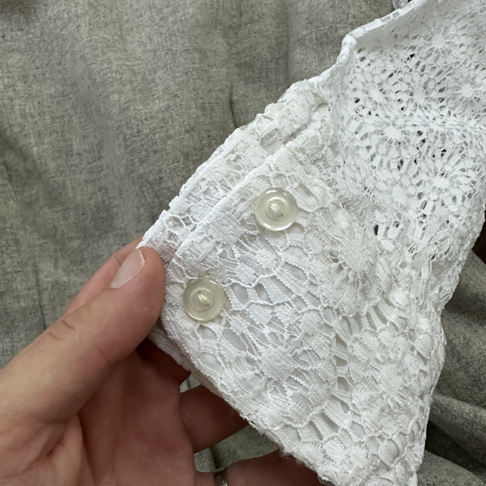 VTG USA Rockabilly Womens Dress Skirt 60s 50s Wedding Wool Floral Alice Lace