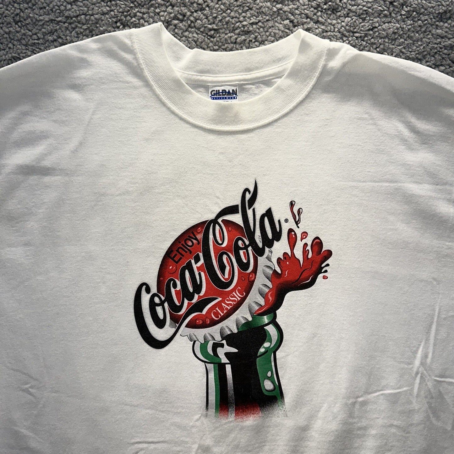 Coca Cola Pepsi Vintage T Shirt Y2K Code Red Soda Cola 90s Basketball Sports