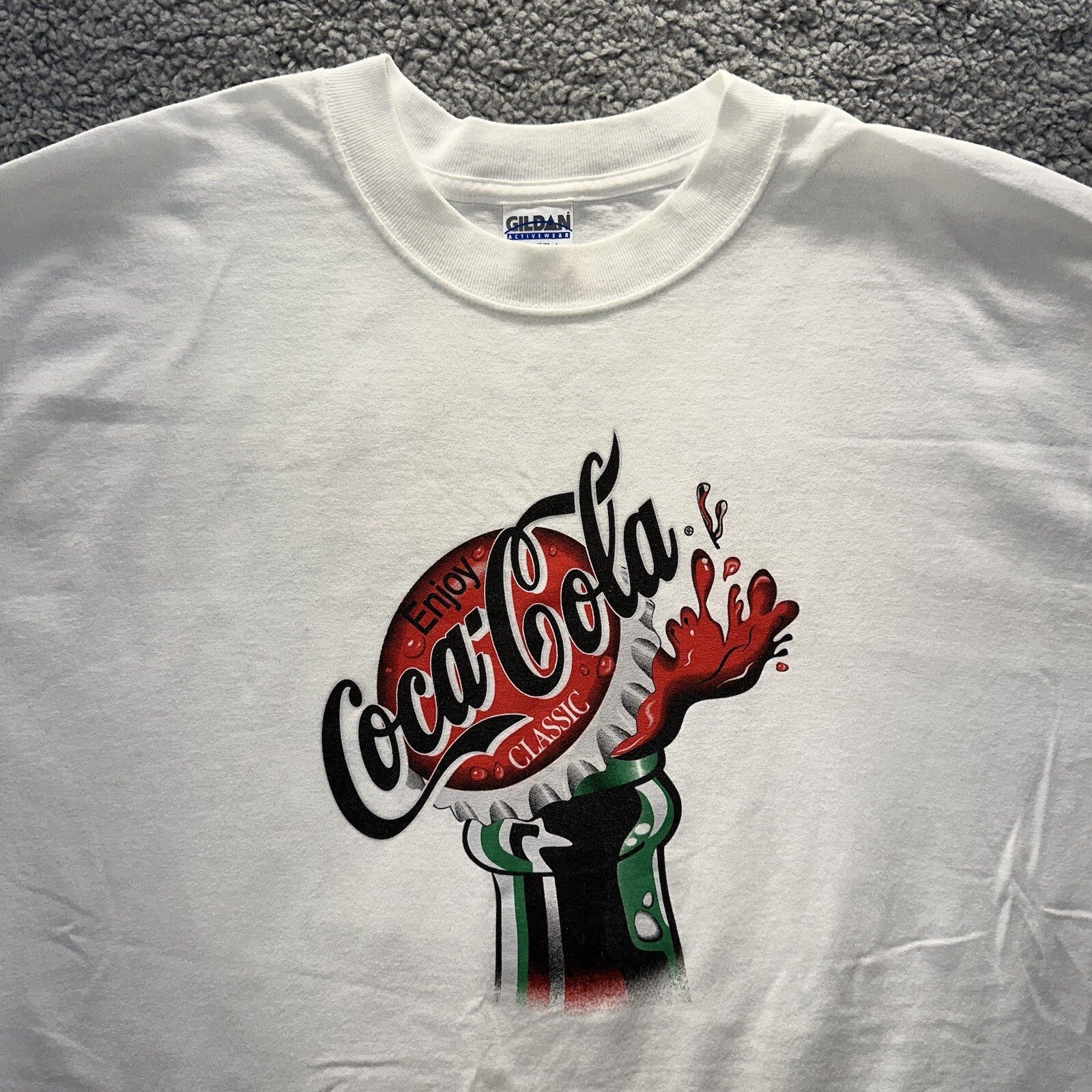 Coca Cola Pepsi Vintage T Shirt Y2K Code Red Soda Cola 90s Basketball Sports