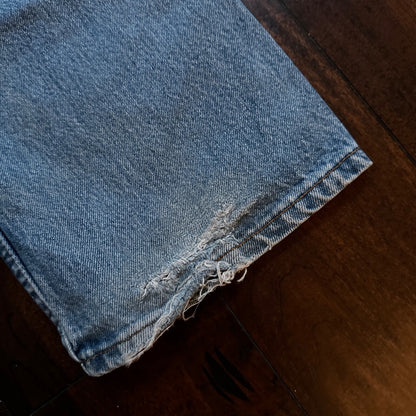 Levis 501 Vintage Y2K Straight Leg XX 2000s Jeans 36x34 Light Wash Act 33x33