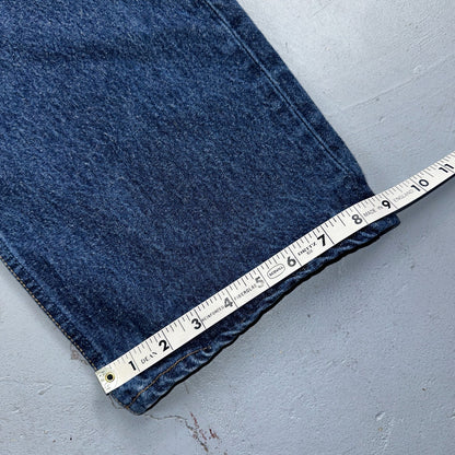 Levis 501 Vintage 90s USA XX Straight Leg Jeans Blue Med Wash 44x32 Act 40x29