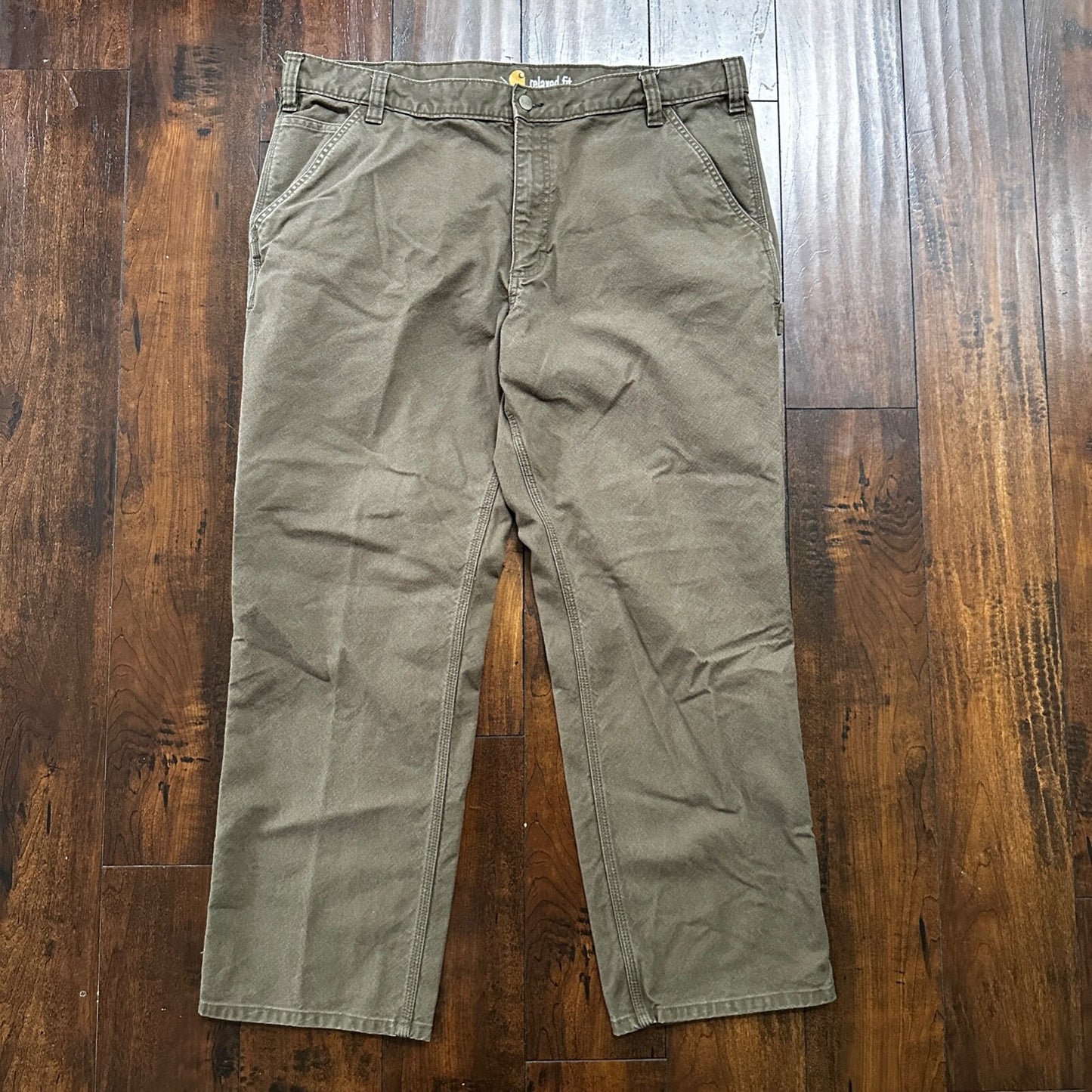 Carhartt Rugged Flex Pants Mens 40x30 Relaxed Fit Duck Utility Work Carpenter