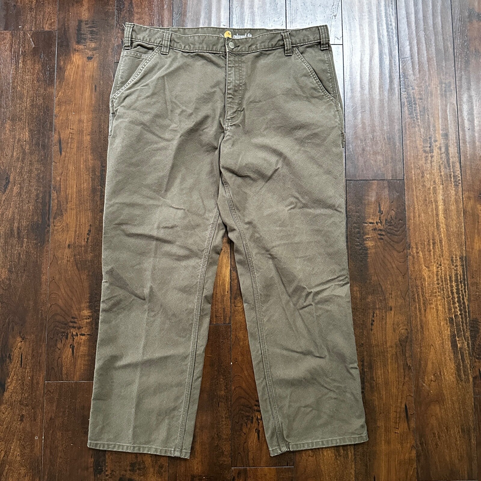 Carhartt Rugged Flex Pants Mens 40x30 Relaxed Fit Duck Utility Work Carpenter