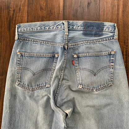 Levis Vintage 80s Redline Selvedge USA 501 XX Jeans 66 70s Act 30x27