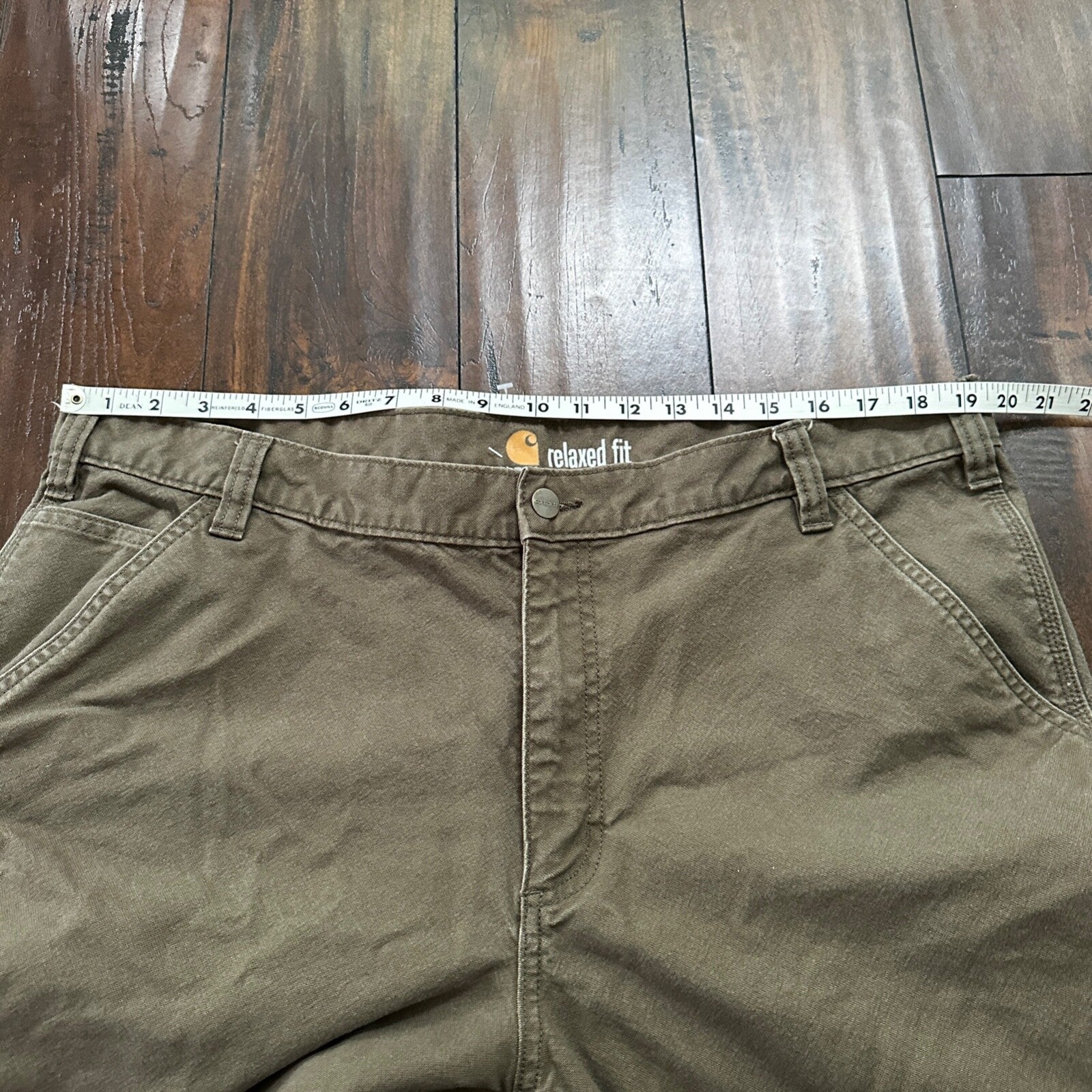 Carhartt Rugged Flex Pants Mens 40x30 Relaxed Fit Duck Utility Work Carpenter