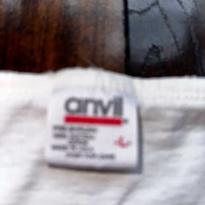 Waikiki Beach Hawaii Single Stitch Vintage T Shirt Anvil 90s Large Fish Travel