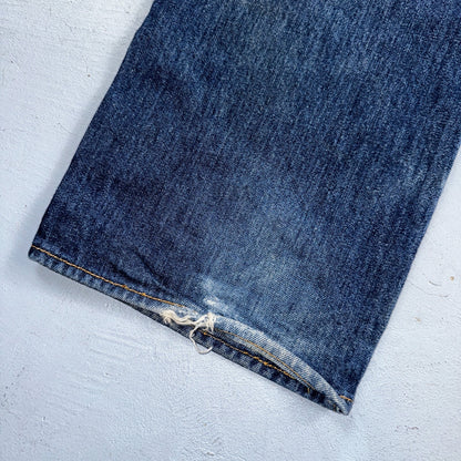 Levis 501 Y2K XX Straight Leg Jeans Blue VTG Dark Wash 40x32 Act 40x31