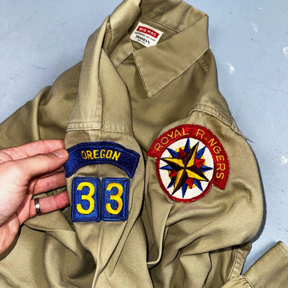 VTG Penneys Big Mac Shirt Pants Set Kids 16 Hunting Rockabilly 1960s Boy Scout