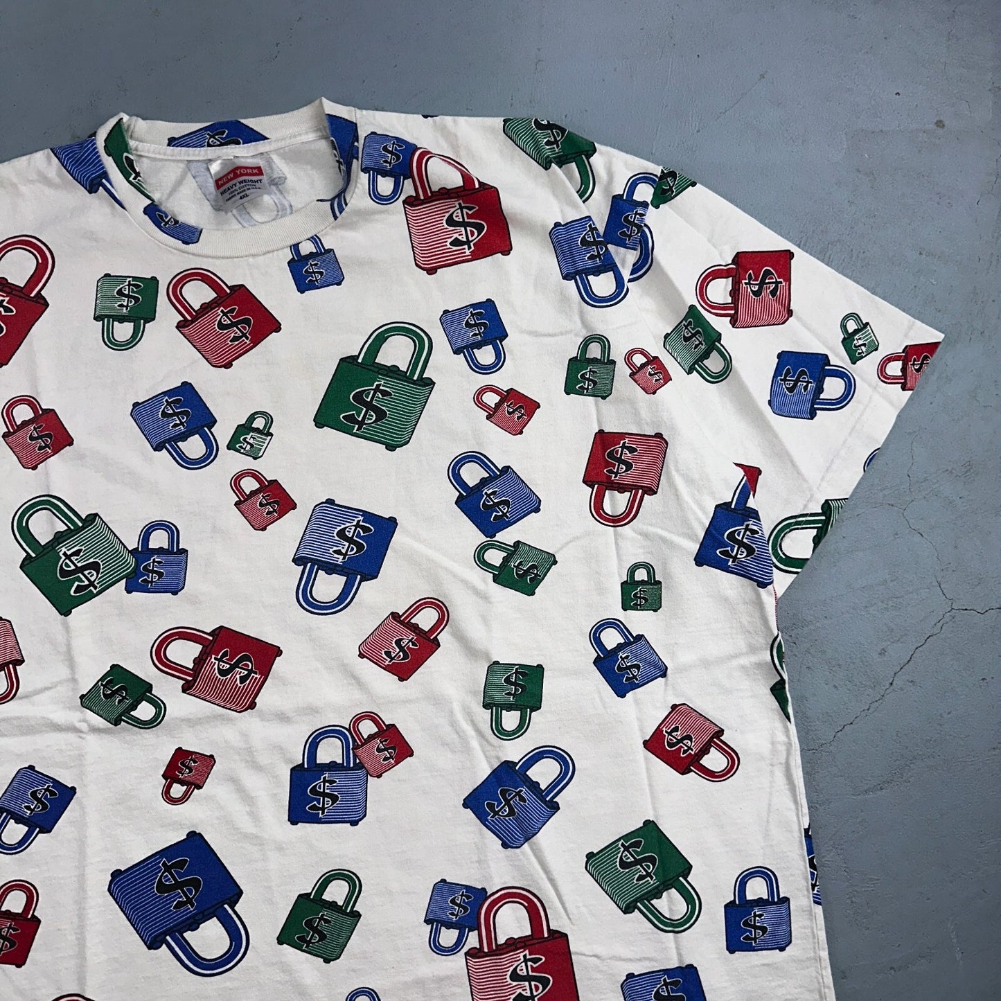 Money On Lock Wild AOP Y2K VTG T Shirt Cash CREAM Rap Music 4XL Soulja Boy Boi