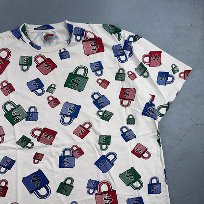 Money On Lock Wild AOP Y2K VTG T Shirt Cash CREAM Rap Music 4XL Soulja Boy Boi