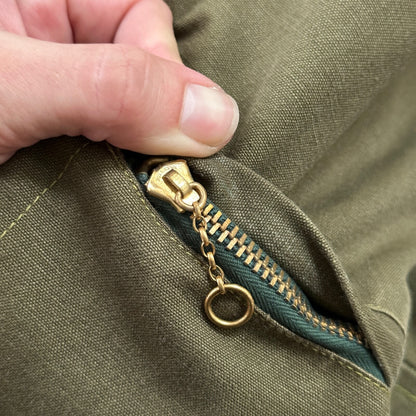 VTG 40s 50s Wool Western Coat Jacket Rockabilly Red Military Green WWII RARE