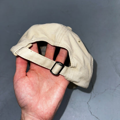 John Deere VTG Hat Cap Snapback Yellow Stained Tractor Fun Farmer Used