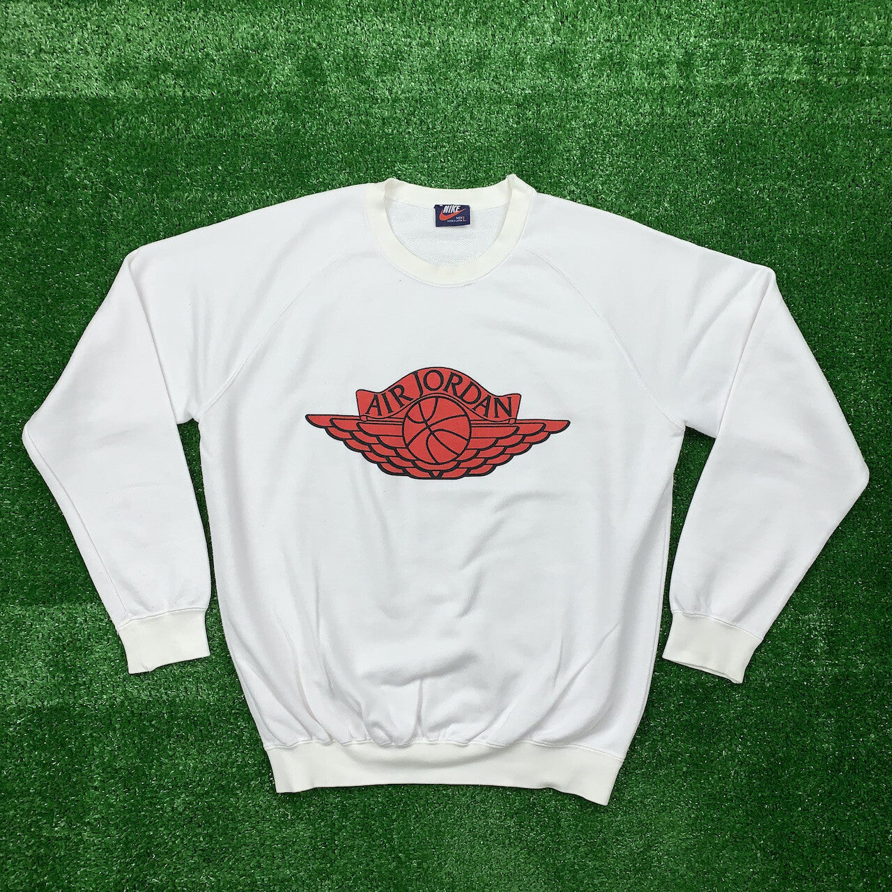 Nike Vintage Sweatshirt Mens T Shirt Jordan 1985 Wings Logo Japan Crewneck Bred