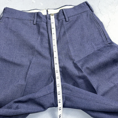 ORIGINAL WWII US ARMY M1944 WOOL COMBAT FIELD TROUSERS- SMALL 32 WAIST BLUE NAVY