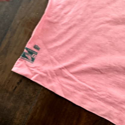 Church Elgin Oregon Vintage T Shirt Anvil Single Stitch Pink Cool Jesus Love Rap